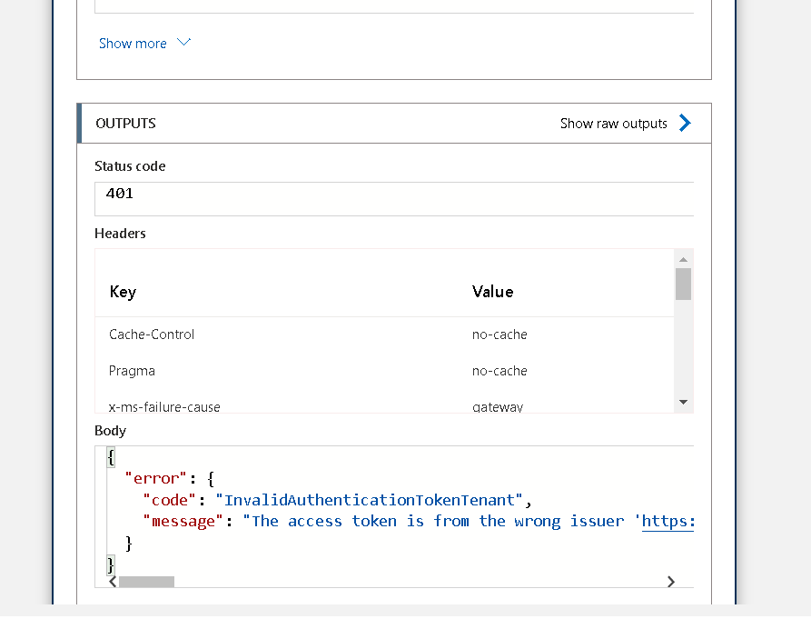 Authentication is failing at task in automation - Microsoft Q&A