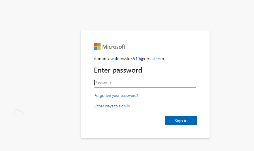 wrong email