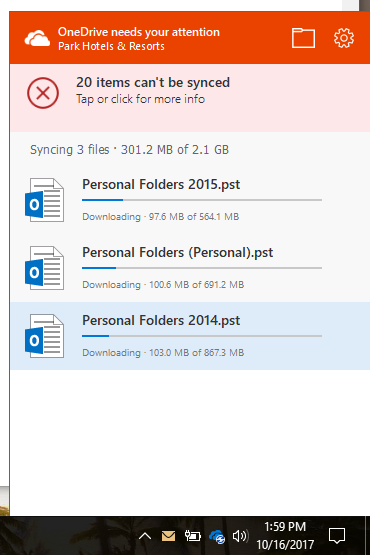 OneDrive showing incorrect file size - can't upload new files ...