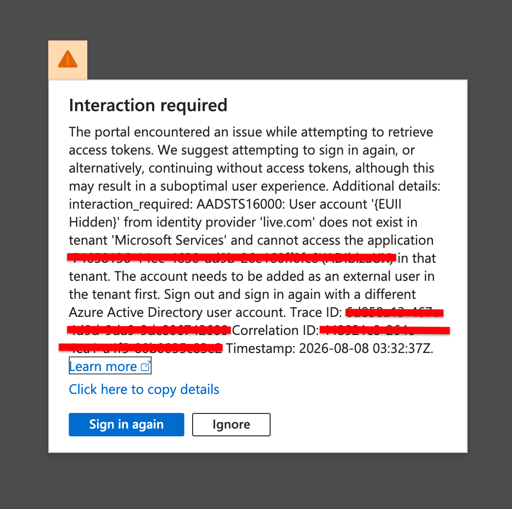 Authentification issue #1