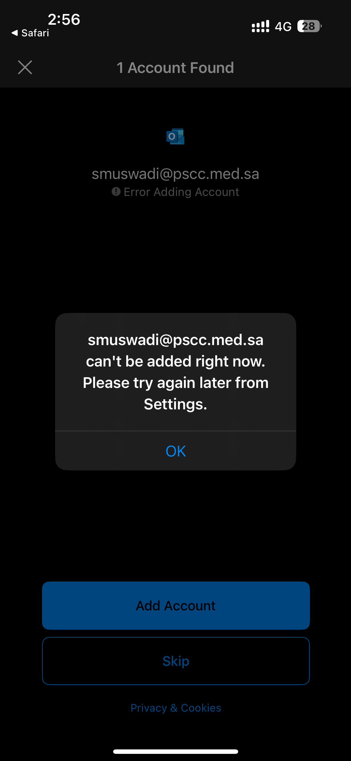 Sign in problem - Microsoft Q&A