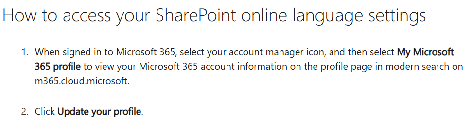OneDrive - Unable to Change Language - Microsoft Q&A
