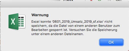 Temporary stored files during saving Excel file cannot be deleted