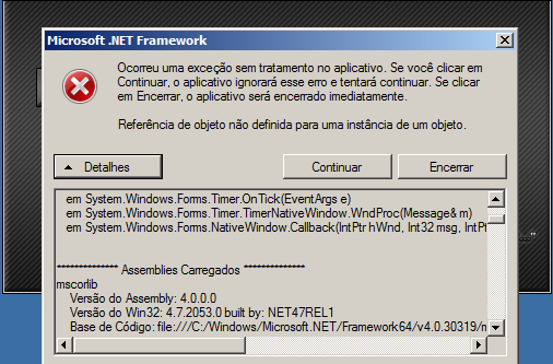Problemas com a Microsoft .NET Framework - Microsoft Q&A