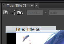 Desktop displays residual wording from prior app, on top of all ...