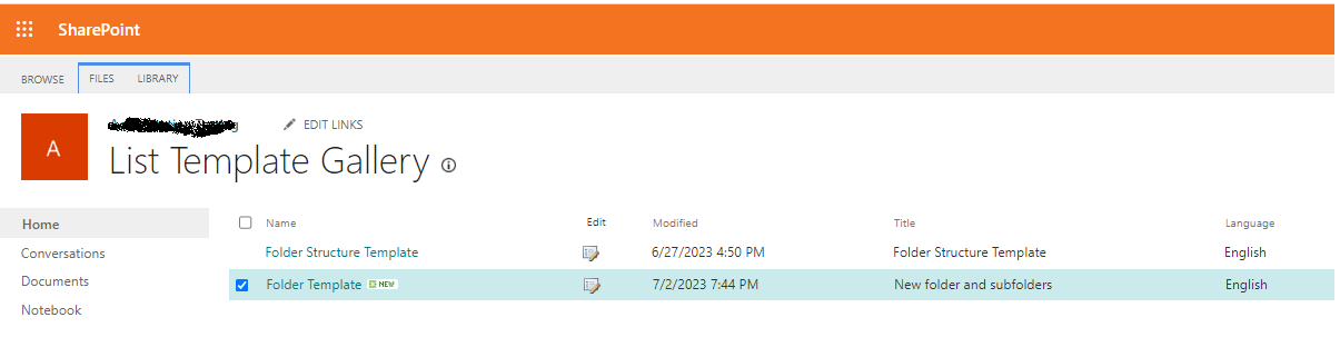 How to use Document Library Template with a folder & subfolder ...