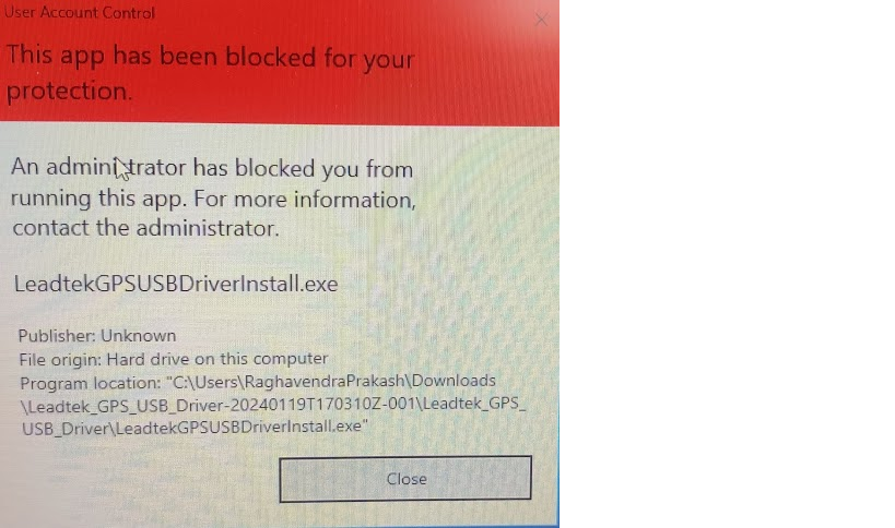 blocked for your Protection