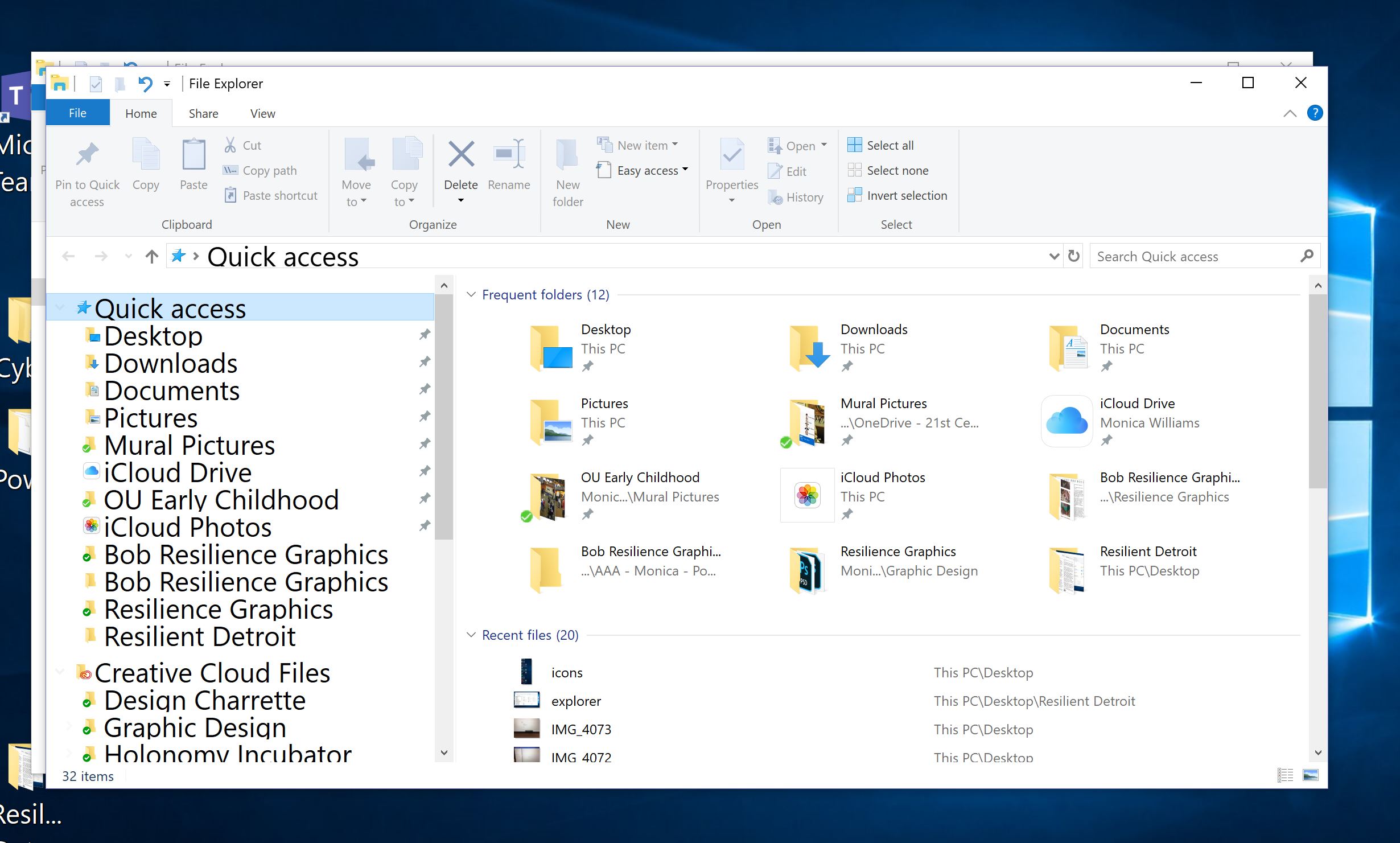File explorer is showing up skewed, very small with small unreadable ...