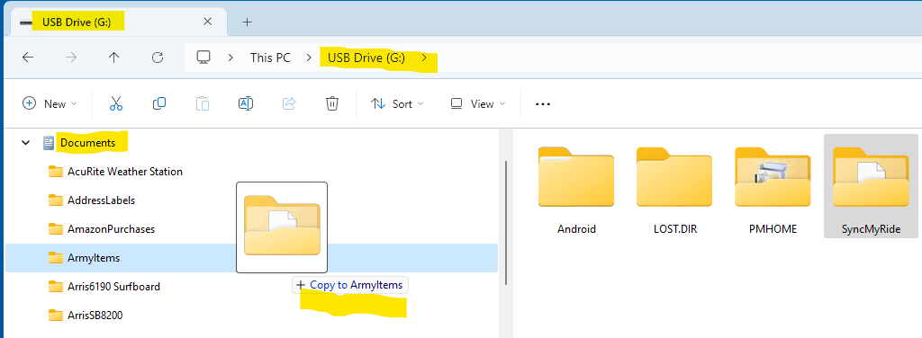 cannot move files from flash drive to PC - Microsoft Q&A