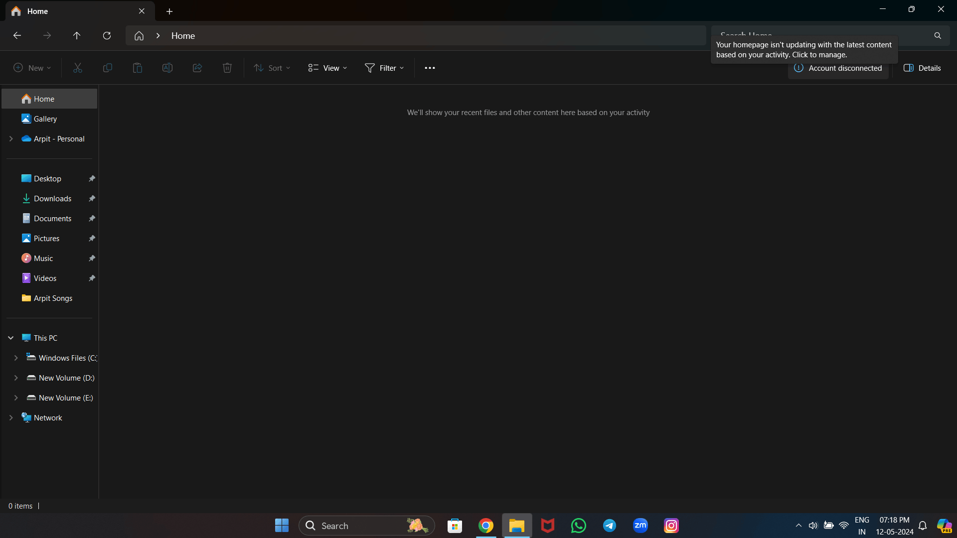 Microsoft Account Sign In Blank White screen Issue - Microsoft Q&A